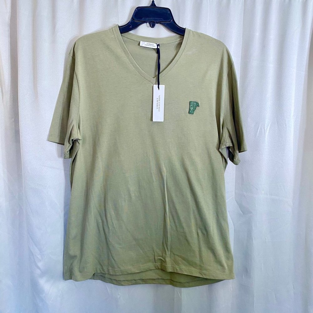 Versace Collection Olive Green Shirt